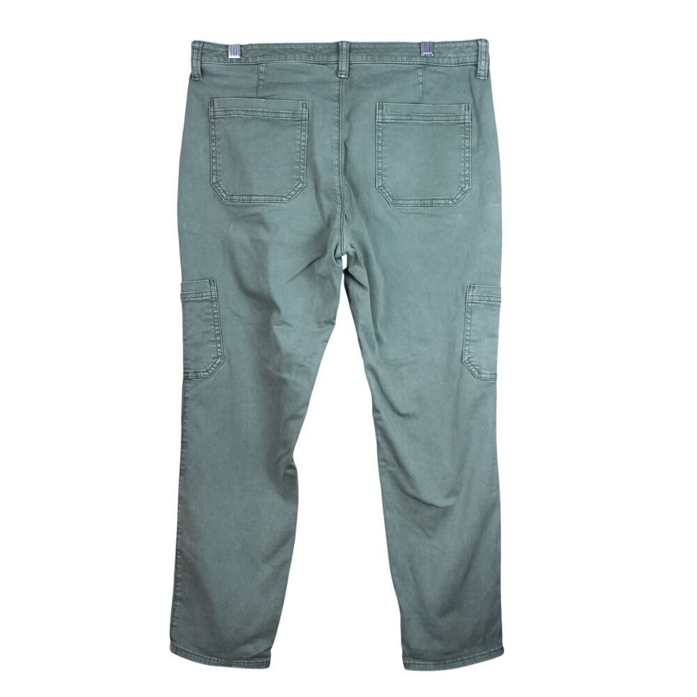 Banana Republic Army Green Sloan Chino Flight Jacket Cargo Pants Casual Size 10 - Picture 4 of 9